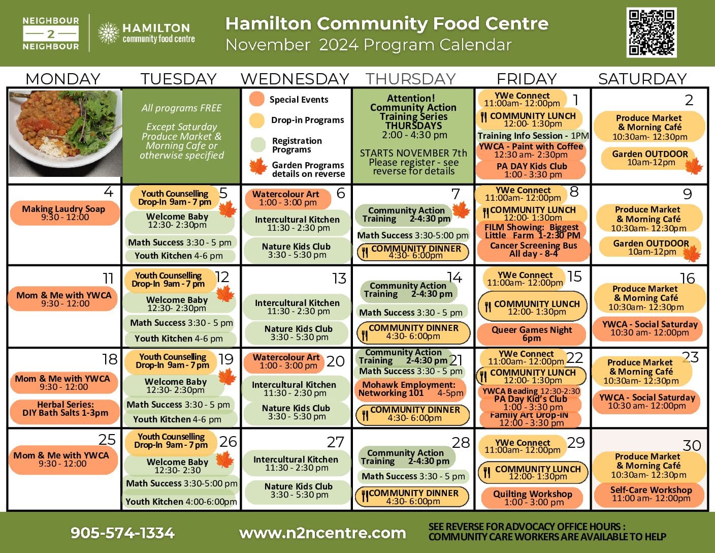 June Calendar for HCFC